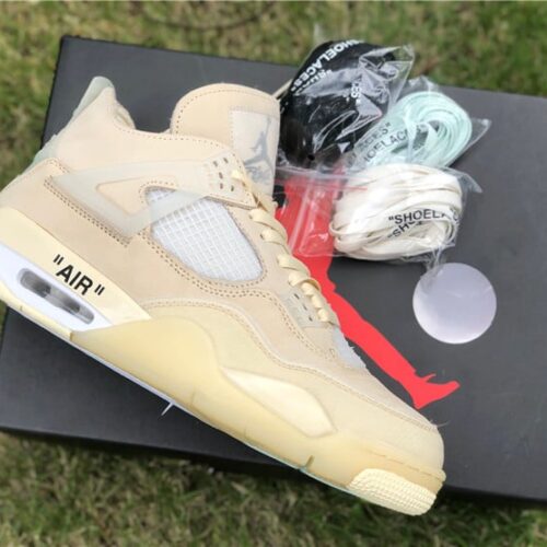 Jordan 4 Retro Off-White Sail - 13
