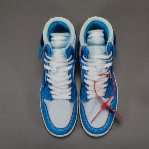 Jordan 1 Retro High Off-White University Blue Extended Size - 19
