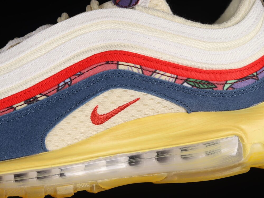 Nike Air Max 97 Coconut Milk Fossil Denim Red - 10