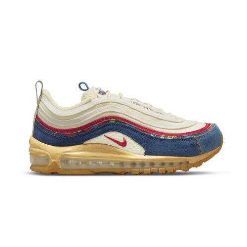 Nike Air Max 97 Coconut Milk Fossil Denim Red