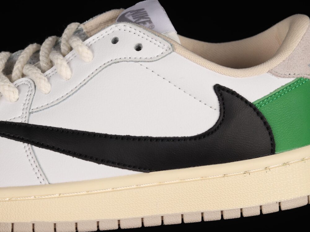 Travis Scott X Air Jordan 1 Low White Green - 18