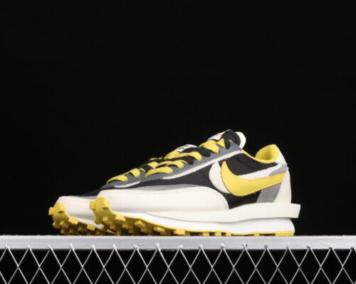 Nike LD Waffle, Sacai Undercover Black Bright Citron - 2