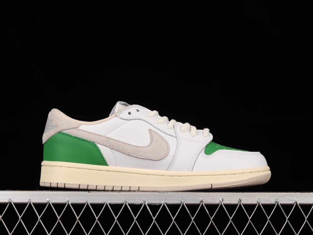 Travis Scott X Air Jordan 1 Low White Green - 19