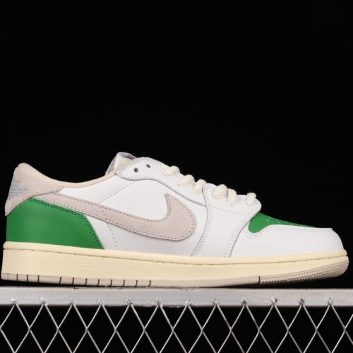 Travis Scott X Air Jordan 1 Low White Green - 19