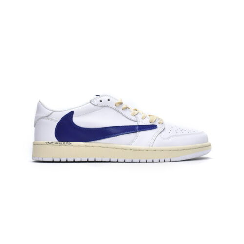 Travis Scott Jordan 1 Low White Blue