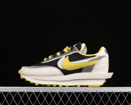 Nike LD Waffle, Sacai Undercover Black Bright Citron - 4