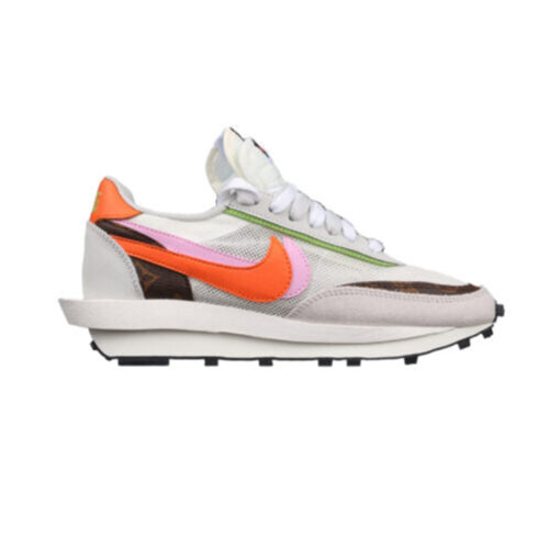 Sacai x Nike LVD Waffle Daybreak Medium Grey/Orange-Pink