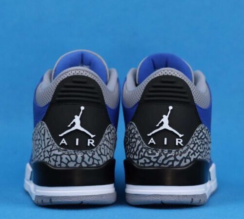 Jordan 3 Retro Varsity Royal Cement - 5