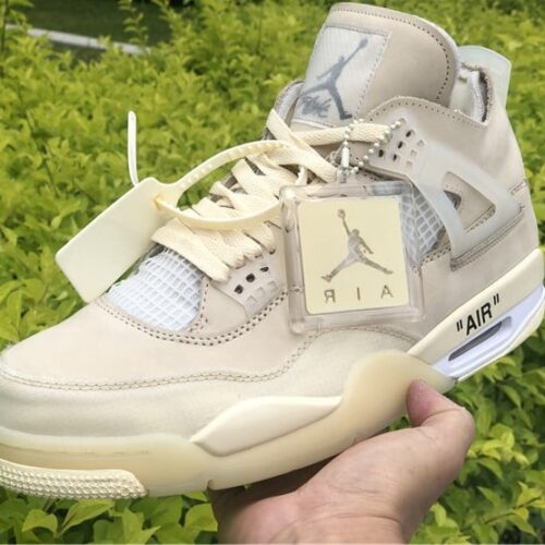 Jordan 4 Retro Off-White Sail - 15