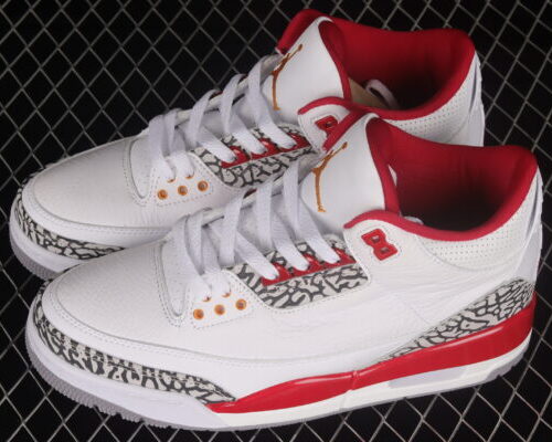 Jordan 3 Retro, Cardinal Red - 4