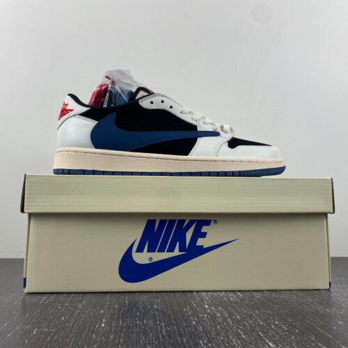 Travis scott x air jordan 1 blue black - 2