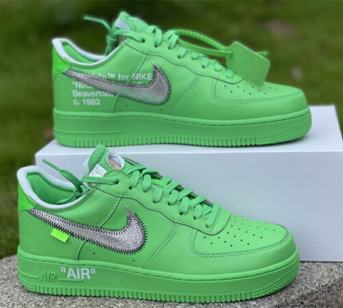 Nike Air Force 1 Low Off-White Light Green Spark - 10