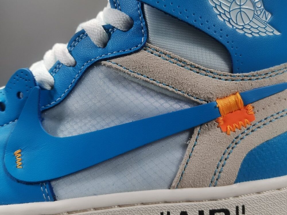 Jordan 1 Retro High Off-White University Blue Extended Size - 15