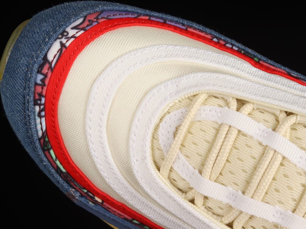 Nike Air Max 97 Coconut Milk Fossil Denim Red - 12