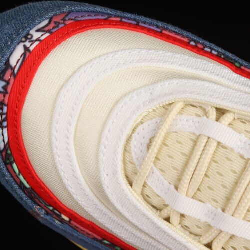 Nike Air Max 97 Coconut Milk Fossil Denim Red - 12