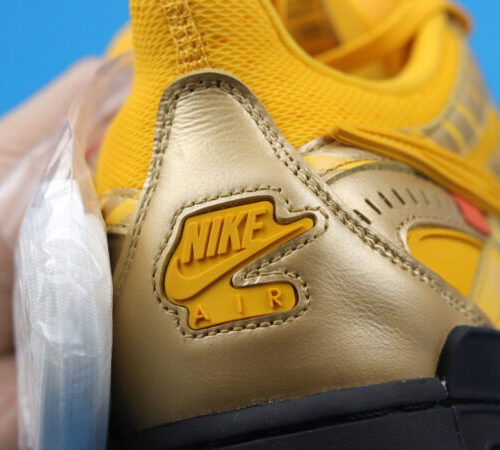 Nike air rubber dunk ofw university gold - 6