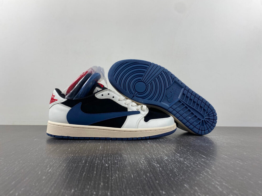 Travis scott x air jordan 1 blue black - 16