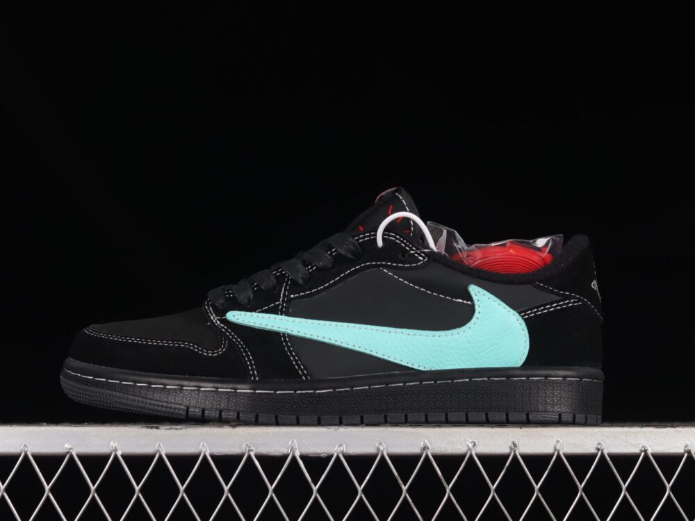 Travis Scott x Air Jordan 1 Low Tiffany Green - 11