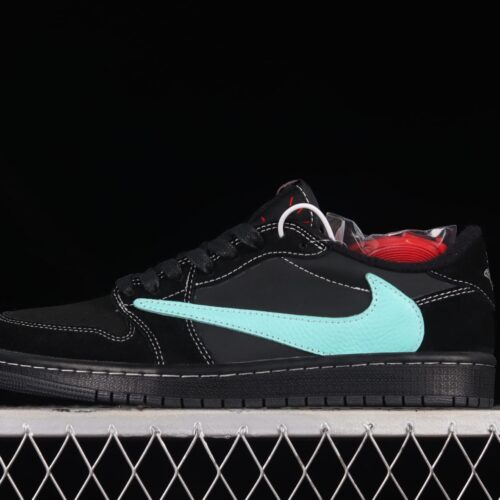 Travis Scott x Air Jordan 1 Low Tiffany Green - 11