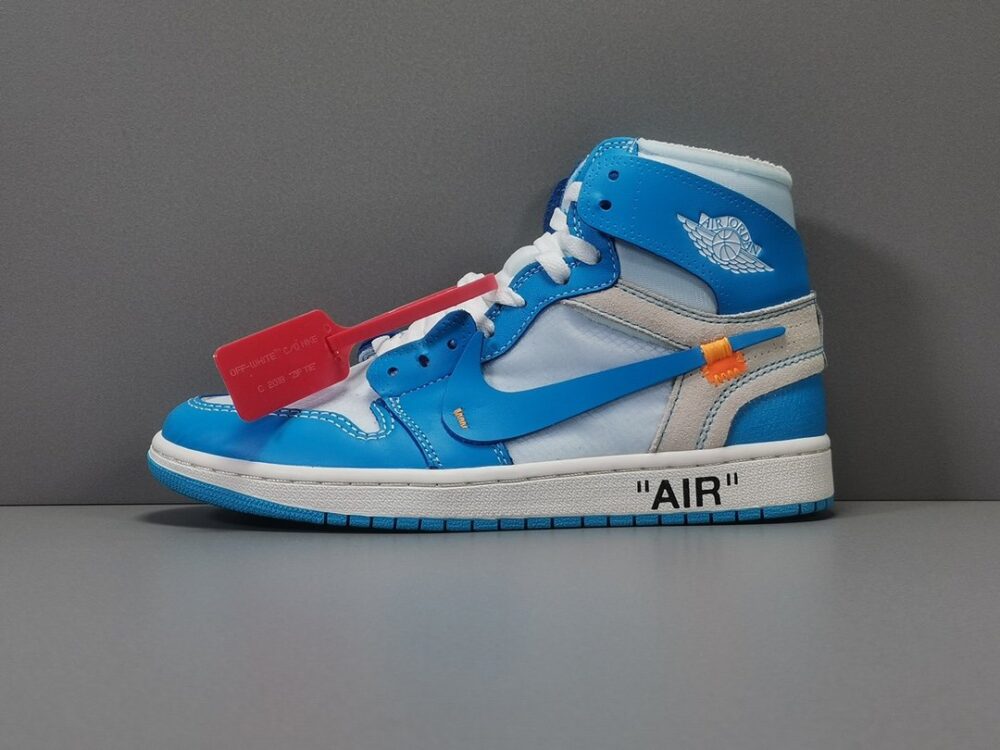 Jordan 1 Retro High Off-White University Blue Extended Size - 11