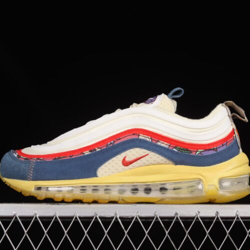 Nike Air Max 97 Coconut Milk Fossil Denim Red - 8