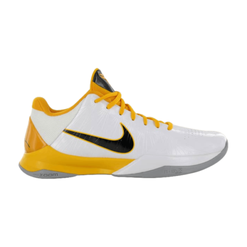 Nike Zoom Kobe 5 White Black Yellow - 13