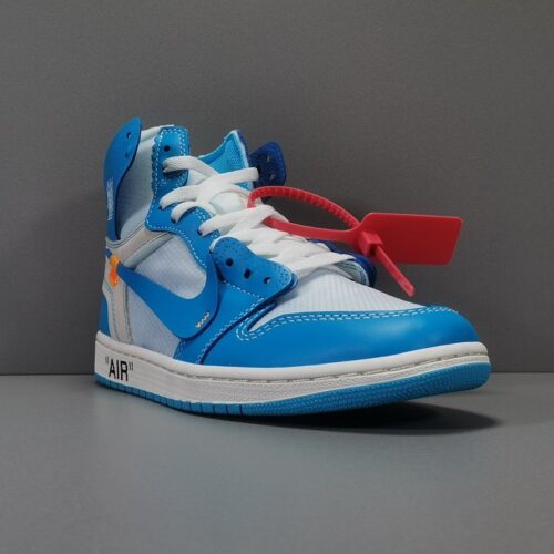 Jordan 1 Retro High Off-White University Blue Extended Size - 9