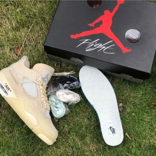 Jordan 4 Retro Off-White Sail - 10