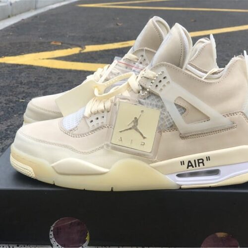 Jordan 4 Retro Off-White Sail - 8