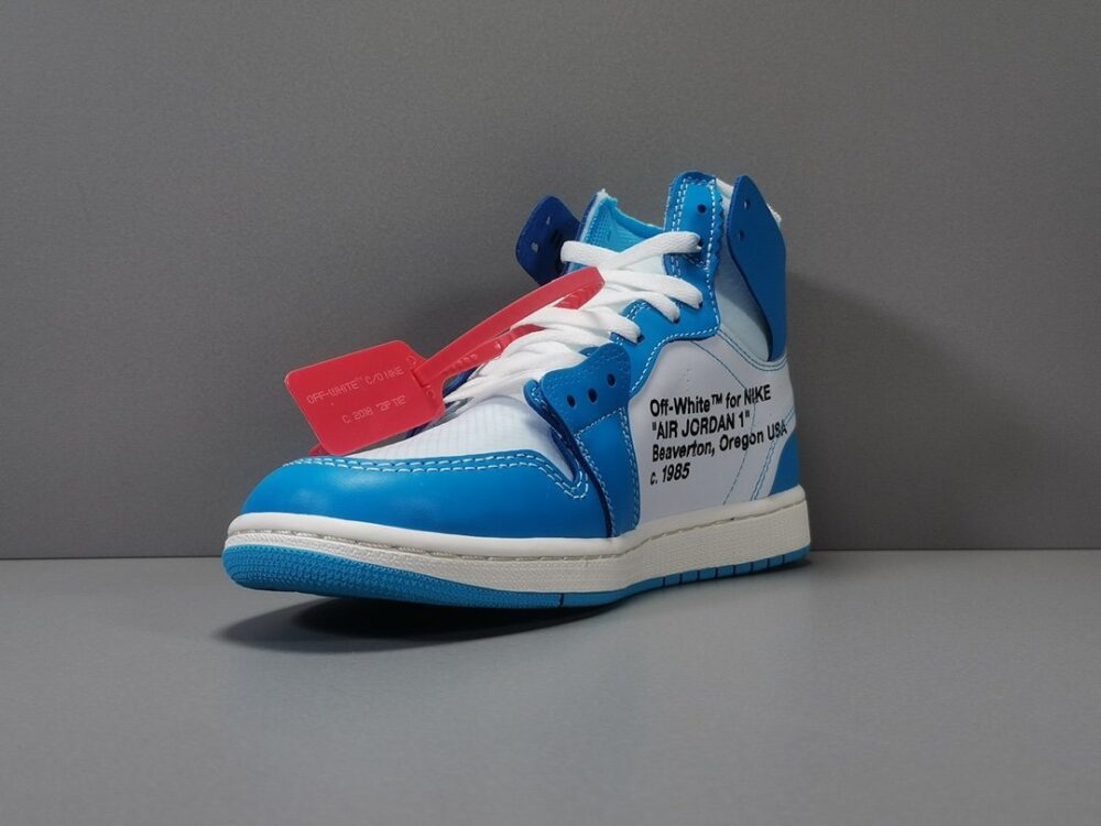 Jordan 1 Retro High Off-White University Blue Extended Size - 6