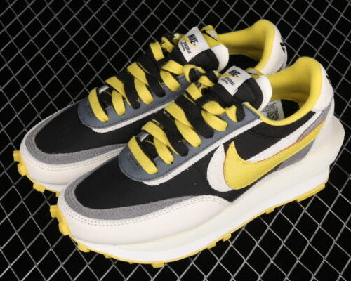 Nike LD Waffle, Sacai Undercover Black Bright Citron - 3