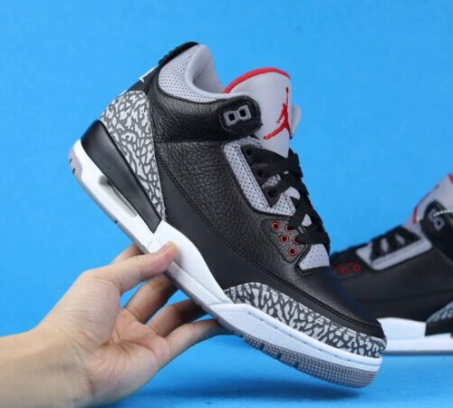 Jordan 3 Retro Black Cement - 5