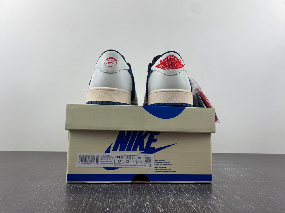 Travis scott x air jordan 1 blue black - 17
