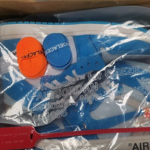 Jordan 1 Retro High Off-White University Blue Extended Size - 5