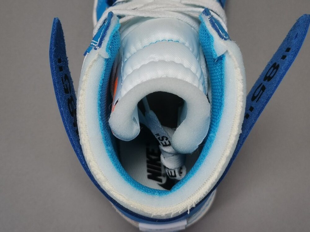 Jordan 1 Retro High Off-White University Blue Extended Size - 3
