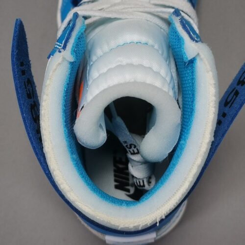 Jordan 1 Retro High Off-White University Blue Extended Size - 3