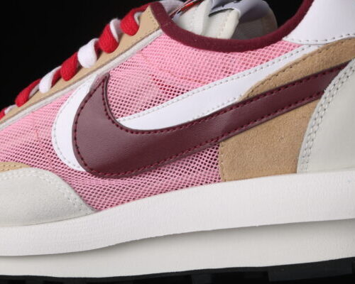 Sacai x Nk LVD Waffle Daybreak, Swoosh Pink Grey White - 7