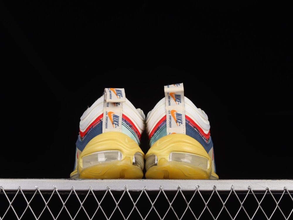 Nike Air Max 97 Coconut Milk Fossil Denim Red - 2