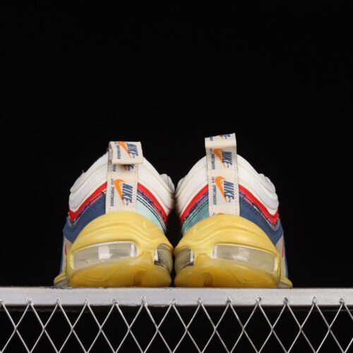 Nike Air Max 97 Coconut Milk Fossil Denim Red - 2