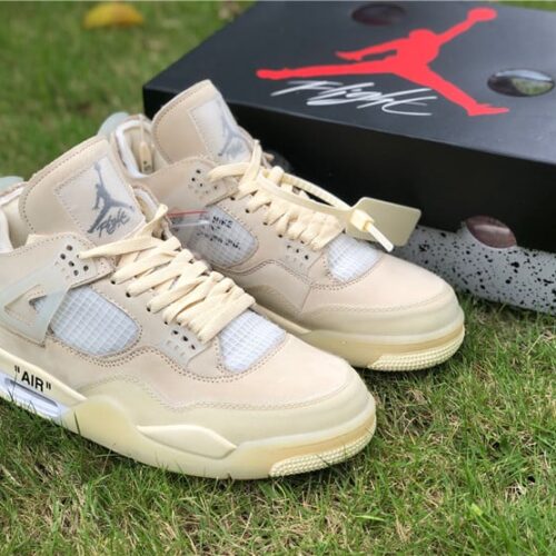 Jordan 4 Retro Off-White Sail - 2